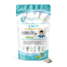NutriVolv 5-HTP 200mg Supplement 120 Tablets
