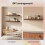 Levede Floating Shelf Wall Mounted Storage Modern Easy Assembly 2 PCS Brown 3