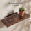 Levede Floating Shelf Wall Mounted Storage Modern Easy Assembly 2 PCS Brown 4