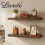 Levede Floating Shelf Wall Mounted Storage Modern Easy Assembly 2 PCS Brown 7