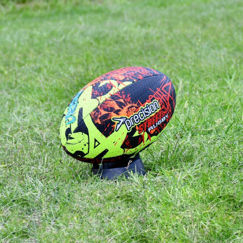 (4, Multicoloured) Precision Street Mania Rugby Ball 2