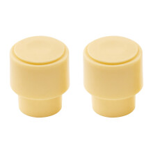 Musiclily Pro Inch Size Guitar Telecaster Barrel Switch Tips 3-Way Pickup Selector Switch Knobs for USA Fender Tele Style, Cream (Set of 2)