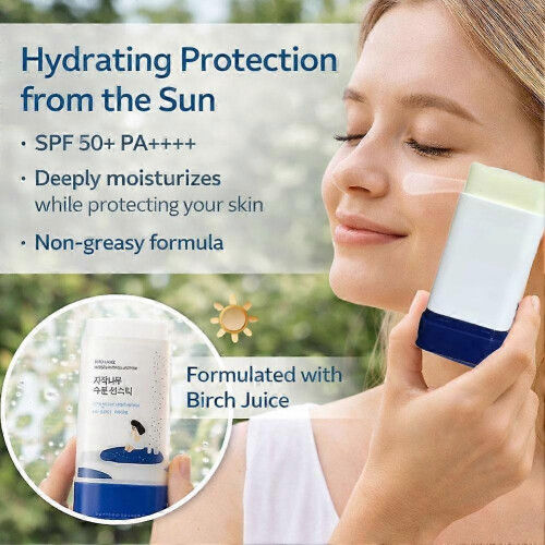 Korea Round Lab Sun Stick Birch Juice Hydration SPF 50+ PA++++ 1