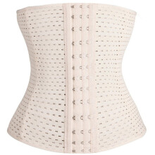 (Beige, XXL) Breathable Waist Trainer Corset Tummy Girdle Belt, Sport Body Shaper Control Band