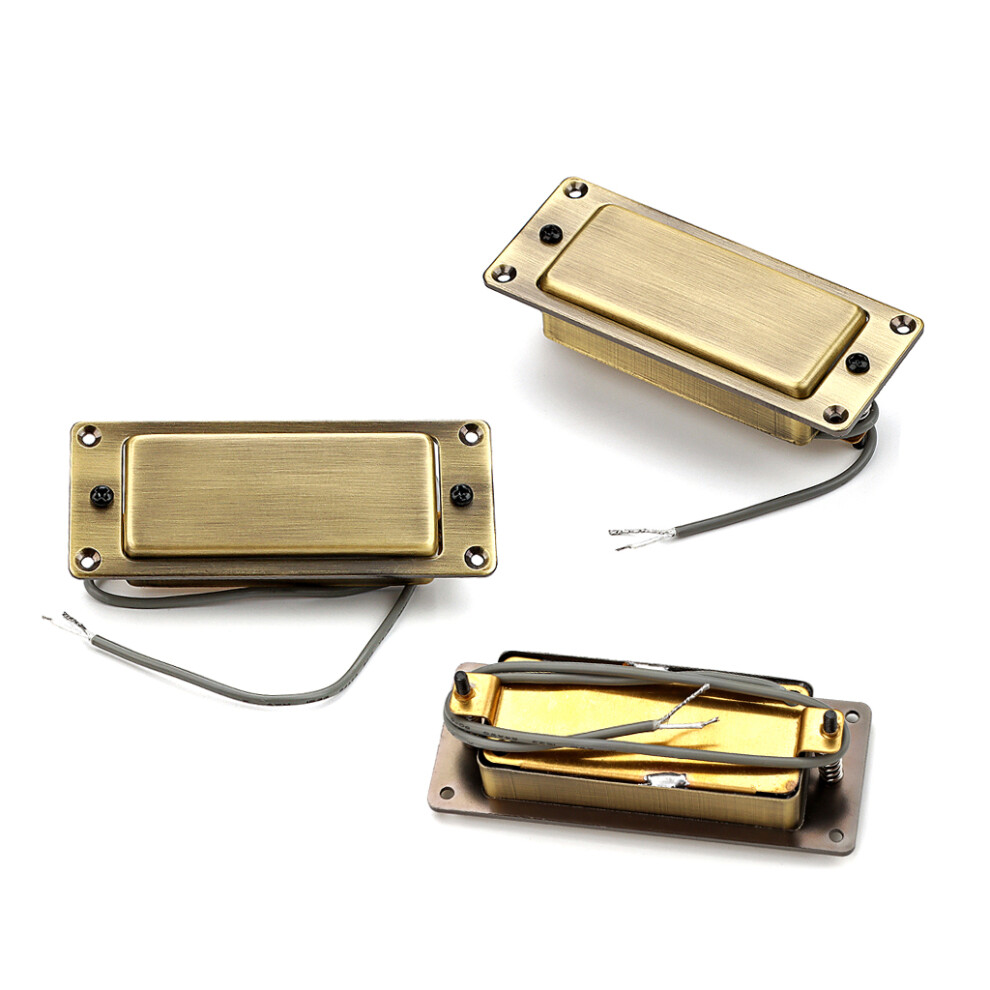Sealed Mini Humbucker Double Coil Pickup, Bronze for Electric Guitar