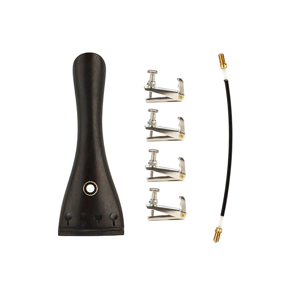 Ebony Wood Violin Tailpiece For 4/4 & 3/4 Violin | Fittings & Accessories 113121860436