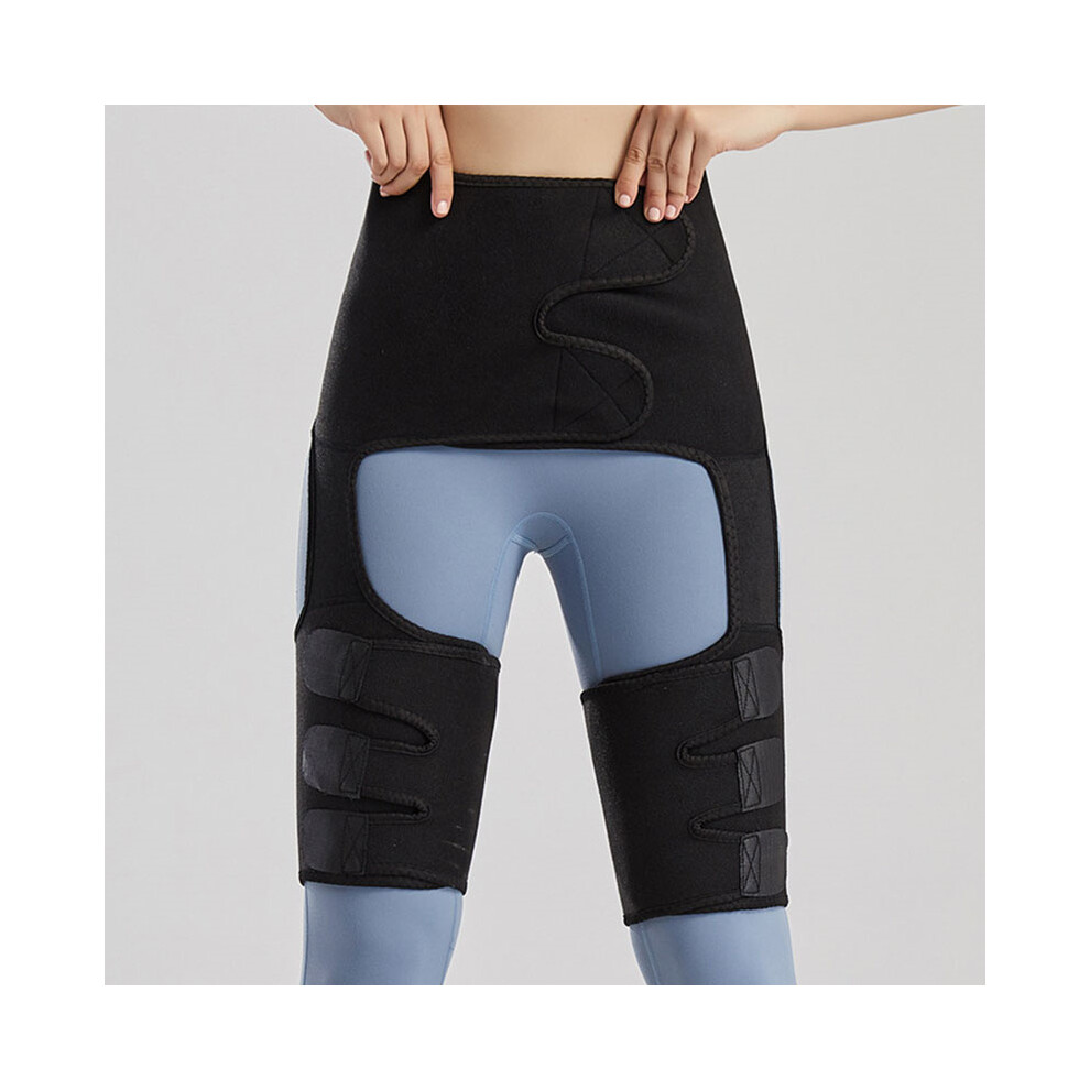 (Rose, XXXL) 3-in-1 Waist & Thigh Trimmer Butt Lifter Shapewear for Waist Training