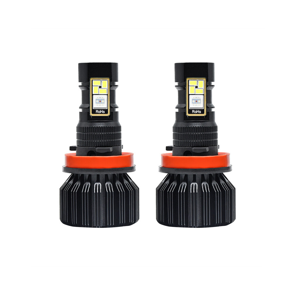 (9005 Hb3) 2Pcs 60W Rgb Led Car Headlight/Fog Bulb H8/H9/H11, App Control Lamp Light 123643757312