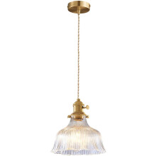 Glass Pendant Light Vintage Modern Pendant Light Indoor Retro Ceiling Light For Hallway Living Room