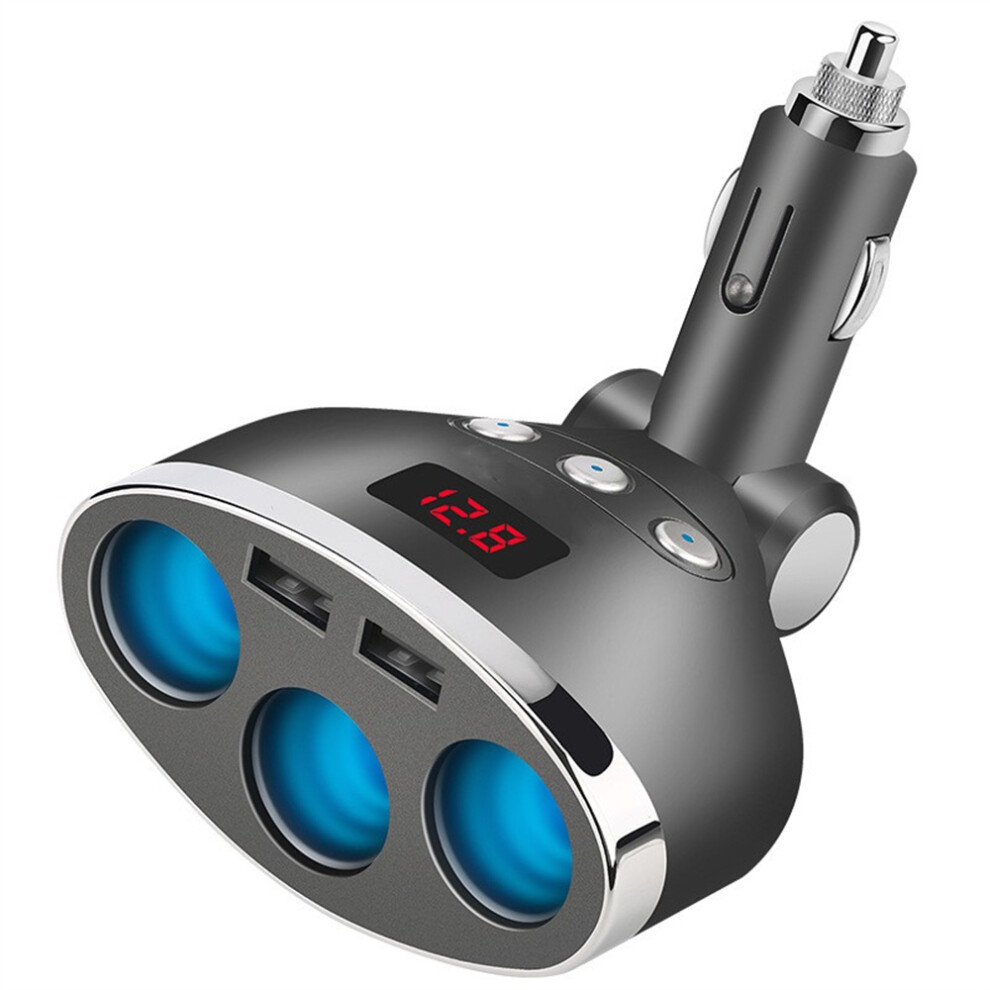 2-Port Usb Car Charger Splitter Cigarette Lighter Fast Charge Switch Adapter 123643765195