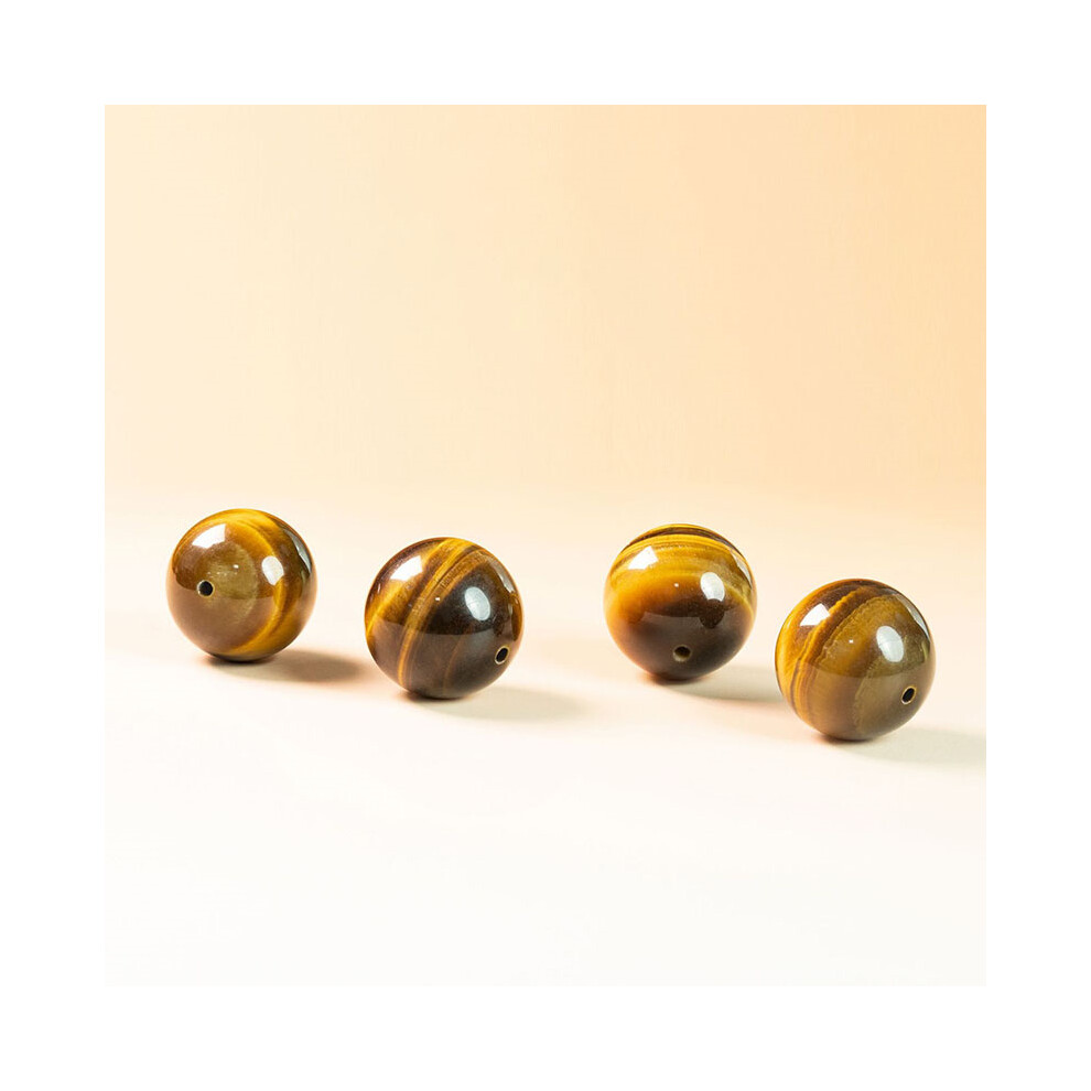 (6MM) 10PCS Natural Yellow Tiger's Eye Round Spacer Beads 6-12MM Variety Pack