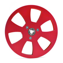 (Red) 1/4 Empty Tape Reel Nab Universal Opening Reel to Reel Recorder For Studer ReVox