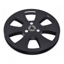 (Black) 1/4 Empty Tape Reel Nab Universal Opening Reel to Reel Recorder For Studer ReVox