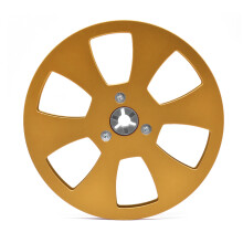 (Gold) 1/4 Empty Tape Reel Nab Universal Opening Reel to Reel Recorder For Studer ReVox