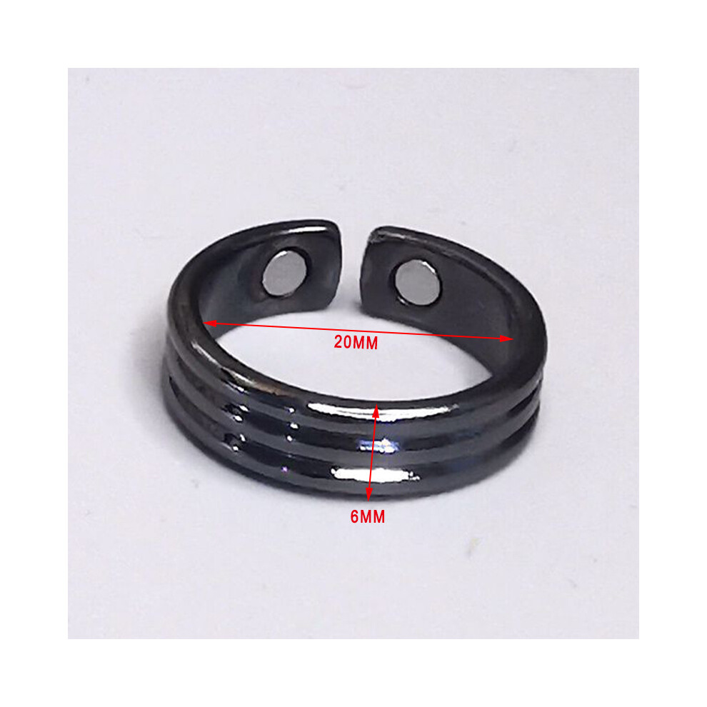 (Rose Gold) Magnetic Open Ring for Arthritis Pain Relief & Healing Therapy