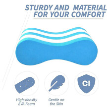 Pull Buoy Leg Float - Pool Training Aid, Legs and Hips Support for Adults, Kids, and Beginners, for Swimming Stroke