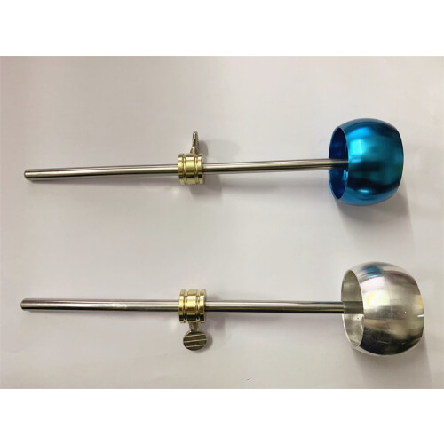 (Silver) 1PCS Aluminium Mallet Heads for Drum Set - Stomp Hammer Accessory 1