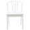 VidaXL vidaXL Dining Chair 2 pcs White Solid Rubberwood 4