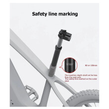 Bike Wireless Dropper Seatpost IP67 Waterproof Rechargeable Automatic Lifting Travel 125mm Electric Seatpost 31.6