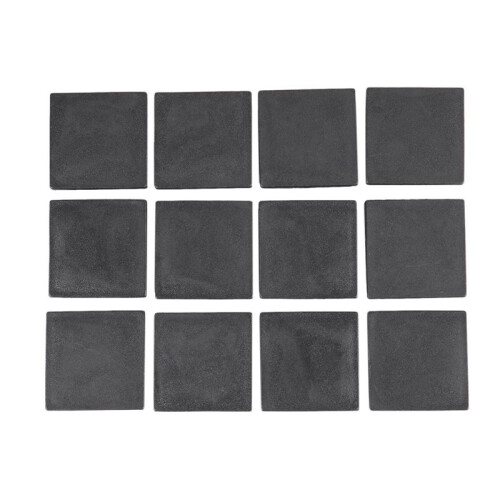 50mm x 50mm Plastic Square End Blind Plugs Cap Pipe Inserts 120Pcs 1