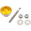 2 PCS Push Button Quick Release Hood Bonnet Pins Lock Clip Car Bumper  Kit Gold 8