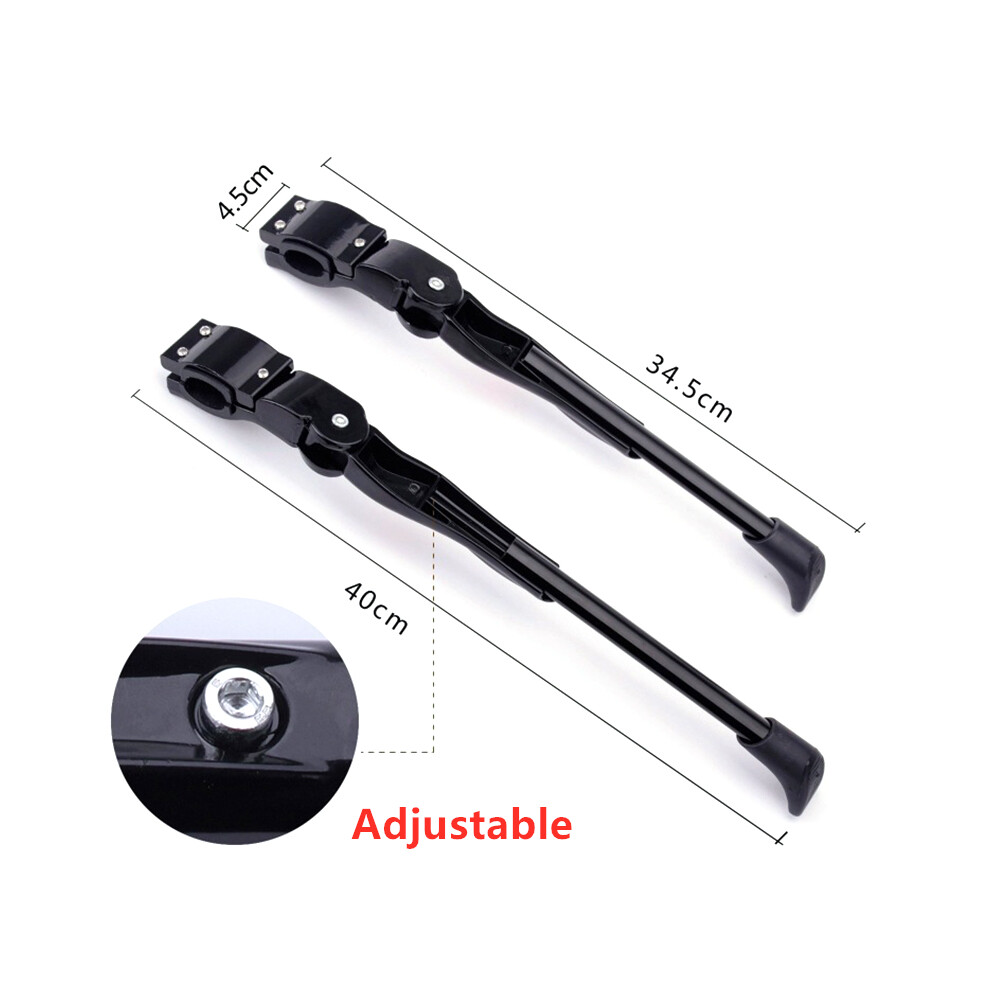 (Black) Mtb Bike Kickstand - Durable Bicycle Prop Stand For Parking, Cycling Foot Support Brace Parts Black 413590412359