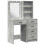 VidaXL vidaXL Dressing Table 2 pcs Grey 50 x 41 x 135 cm Engineered wood 5