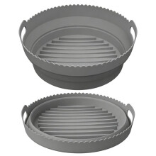Accesorios para Airfryer Molde de Silicona para Hornear con Divisores Accesorios para Freidora de Aire, Molde para Hornear Reutilizable