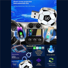 4in1 Wireless CarPlay Adapter AI Box Airplay/Mirror Link/Android Auto/Carplay Auto Intelligentes System USB Dongle B