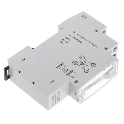 Programmerbar Digital Timer, Plastmaterial Tidskontroll, Mekanisk Timer, 220V, 16A