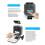 2X Waterproof Camera Case for  MAX Panoramic Sports Camera Bezel Underwater Protective Case Diving Accessories 3