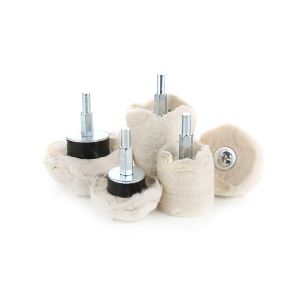 5Pcs Polishing Wheel Buffing Pads Mop Drill Polish Kit For Metal Stainless Steel 123643810826