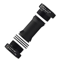(Dazzling) For 68-73mm bicycle crankshaft threaded hollow one piece BC1.37*24T mountain bike crankshaft central sport shaft