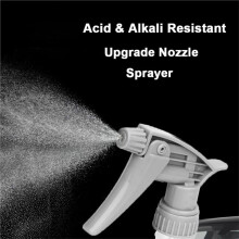 3Pcs Adjustable Trigger Sprayer Heavy Duty Sprayer Acid and Alkali Resistant for Auto Car Cleaning Home Black