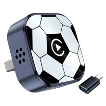 Adaptateur 2en1 Wireless Carplay Android AUTO Bluetooth5.0+WiFi CarPlay Câblé Vers Carplay Sans Fil USB AI Box A