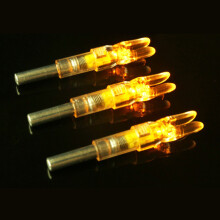 (multi-color) 3PCS Crossbow LED Lighted Nocks 6.2mm Bowstring Activated For Compound Bow Archery