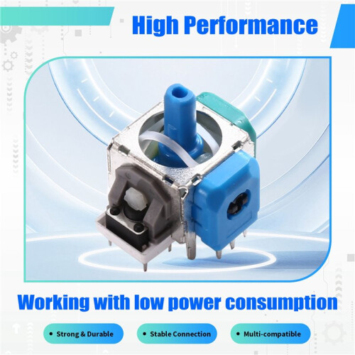 6Pcs Electromagnetic Joystick for  TMR Electromagnetic Anti Drift Joystick Controller Repair Replacement Gaming 2