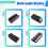 Ebike Ebike Controller Box Electric Bicycle Scooter Controller Box Case Extra-Medium Conversion Part with Charging Port 7