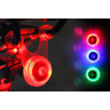 (Red) 4PCS Waterproof LED Tent String Rope Guard Hanging Lights Camping Mini Flashlight