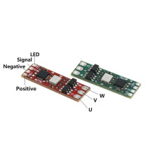 Placa Controladora de Motor Sin Escobillas BLDC de 1S CC, 3 V-6 V, 3,7 V, 3,5 A, Regulador Eléctrico para Motor Sin Escobillas, Color Rojo