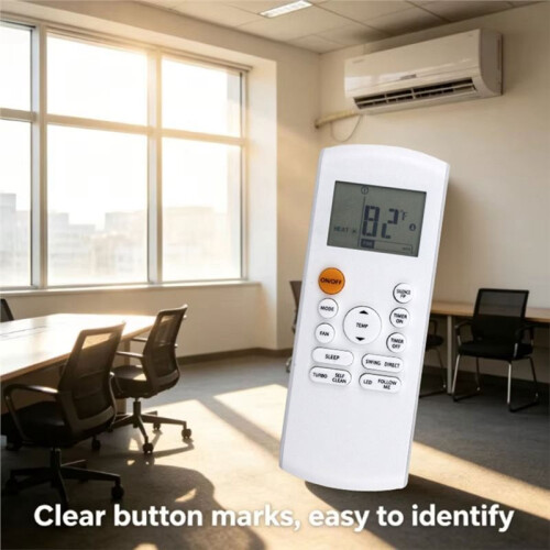 RG57A6/BGEFU1 AC Remote Control Replace for Midea RG57A6/BGEFU1 Air Conditioner A/C Remote Control 2