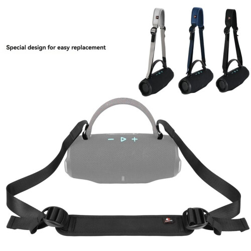TXESIGN Shoulder Strap Replacement for  Charge 6 Speaker, Travel Carrying Strap for  Charge Speaker Accessories Black 2