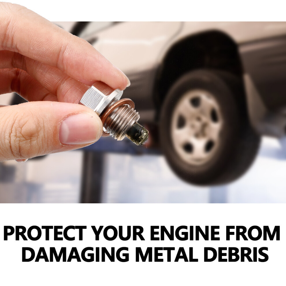 (M14*1.25) Stainless Steel Engine Oil Drain Plug With Neodymium Magnet M14 X 1.5Mm 123643775354