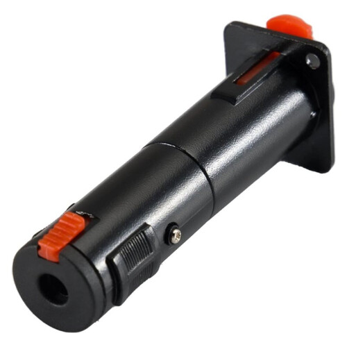 2 Pack D-Type 6.35mm Audio Socket Adapter Converter Balanced Jack Panel Mount Adapter Socket 2