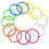 Plastic Retro Bracelets ABS Material Comfortable and for Decor Multi Color 12pcs 1