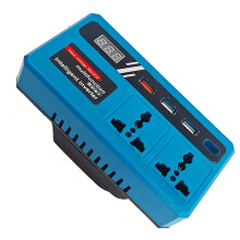 to AC 18-21V to 220V Battery Inverter with USB/TYPE-C for Outdoor Adventures