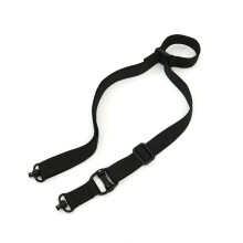 (Black + 2 sets of accessories) Tactical Rifle Sling Tactical Belt Single Point Double Point Sling Hunting Rope
