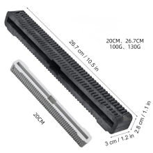 (White, 20CM) Surfing Longboard Accessories Fin Box 8 Inch Hard Board Nylon Plus Fiber Material Surf Fins Box