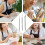 13pcs Clay Tools Set with Acrylic Roller, Tissue Blade, Modelling Tool, Cutter Knife Clay Cutting and Sculpting Tool Set 5