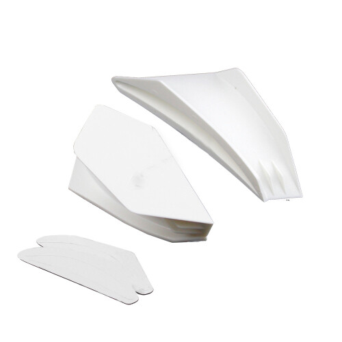 (White) Fixed wind wing for Honda